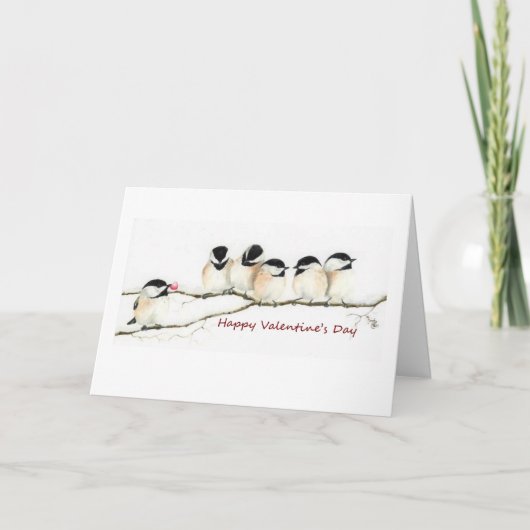 Carte valentine de Chickadee (Devant)