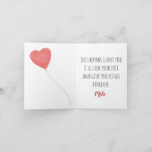 Carte Valentine de vos ballons gris Shih Tsu (Intérieur)