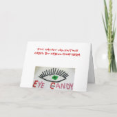 Carte Valentine Eye Candy (Dos)