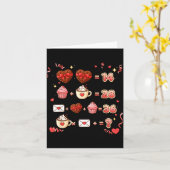 Carte Valentine Funny Math Equation 6 7 Six Seven Meme T (Fleur jaune)