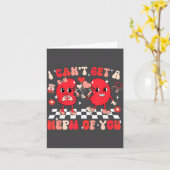 Carte Valentine Groovy Technicien de Dialyse Rénale Je N (Fleur jaune)