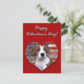 Carte Valentine Jack Russell Terrier (Debout devant)