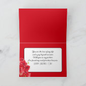 Carte Valentine Je T'Aime Avec Joie Réflexion (Intérieur)