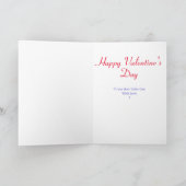 Carte Valentine Je t'aime Deer-ly (Intérieur)