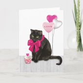 Carte Valentine Kitty (Devant)