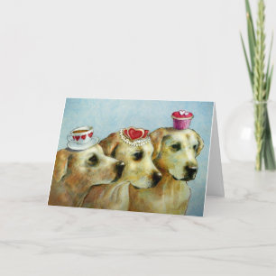 Carte Valentine Labrador Retriever