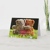 Carte Valentine Nounours (Devant)