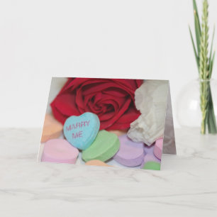 Carte Valentine personnalisable "Marry Me"