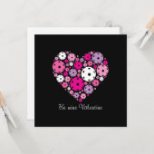 Carte Valentine personnalisable Pickleball 💘  (Devant/Arrière en situation)