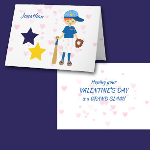 Carte Valentine personnalisée pour le garçon de ba
