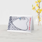 Carte Valentine pour les amateurs de dessous de ve (Fleur jaune)