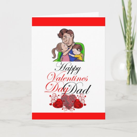 Carte Valentine pour papa (Devant)