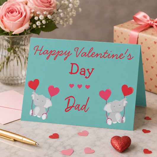 Carte Valentine pour papa