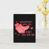 Carte Valentine Quoi que vous fassiez n'en tombiez pas a (Fleur jaune)