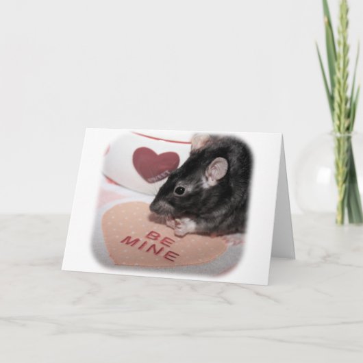 Carte Valentine Rattie (Devant)