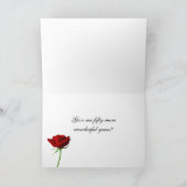 Carte Valentine Red Roses (Intérieur)