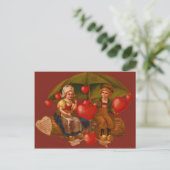 Carte Valentine Retro Dutch vintage (Debout devant)