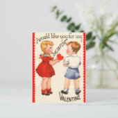 Carte Valentine Retro vintage "Dictateur" (Debout devant)