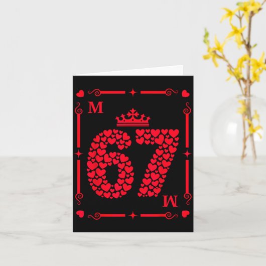 Carte Valentine’s Day 67 Filled With Hearts Card Six Sev (Fleur jaune)