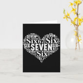 Carte Valentine’s Day 67 Meme 67th Birthday 6 7 Valentin (Fleur jaune)