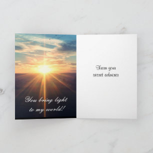 Carte VALENTINE SECRET ADMIRER