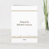 Carte Valentine Stamp vintage (Dos)