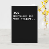 Carte Valentine Tu Me Réponds Le Moins (Fleur jaune)