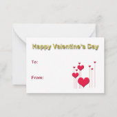 Carte Valentine Vache Fleur pour les enfants (Dos)