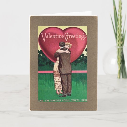 Carte Valentine vintage (Devant)
