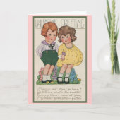 Carte Valentine Vintage (Devant)