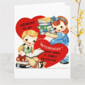 Carte Valentine Vintage (Fleur jaune)