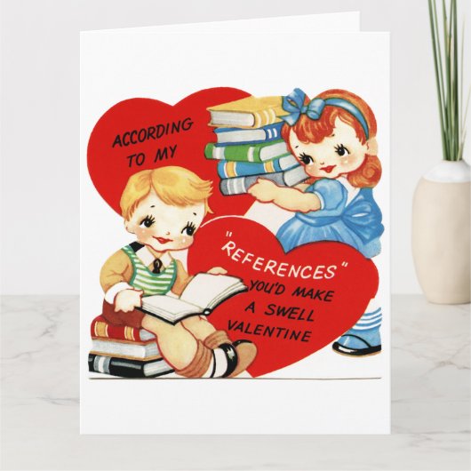 Carte Valentine Vintage (Devant)