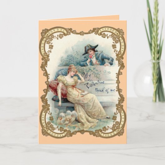 Carte Valentine vintage manquante (Devant)