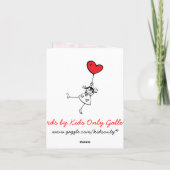 Carte Valentine vintage pour enfants ! (Dos)