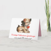 Carte Valentine vintage pour enfants (Dos)