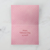 Carte Valentine vintage pour enfants (Intérieur)