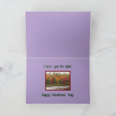 CARTE "VALENTINE/VOUS COULEZ MON MONDE" (Intérieur)