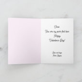 Carte Valentines adorable chat mignon Saint-Valentin (Intérieur)