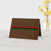 Carte Valentines au chocolat (Fleur jaune)