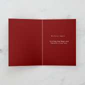 Carte Valentine's Calico Kitten Chocolates Red Hearts  (Intérieur)