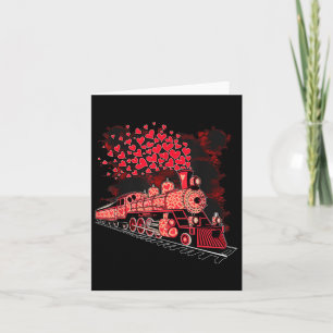 Carte Valentines Chemin de fer de jour Heart Toddler Boy