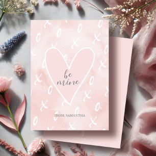 Carte Valentines Coeur mignonne