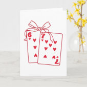 Carte Valentine's Day 67 Card (Fleur jaune)