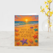 Carte Valentine's Day Card (Fleur jaune)