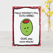 Carte Valentine's Day Card for Tutu Kāne (Fleur jaune)