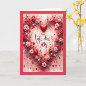Carte Valentine's Day Card for your Mother & Father (Fleur jaune)