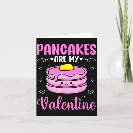Carte Valentine's Day Couple - Pancakes Are My Valentine (Devant)