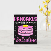 Carte Valentine's Day Couple - Pancakes Are My Valentine (Fleur jaune)