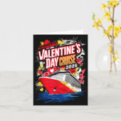 Carte Valentines Day Cruise 2026  (Fleur jaune)