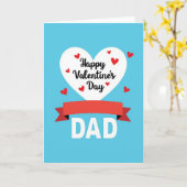 Carte Valentines Day Dad Hearts Card (Fleur jaune)